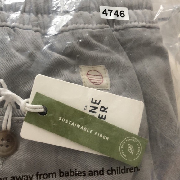 Marine Layer Saturday Jogger Pants Drawstring Waist Slim Fit Light Grey NWT XL - Picture 10 of 10